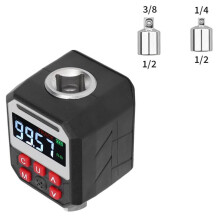Adaptador de Llave Dinamométrica Digital de 1/2 Pulgada con Pantalla Inteligente, Almacenamiento de Datos y Ajustes Preestablecidos, Rango Industrial