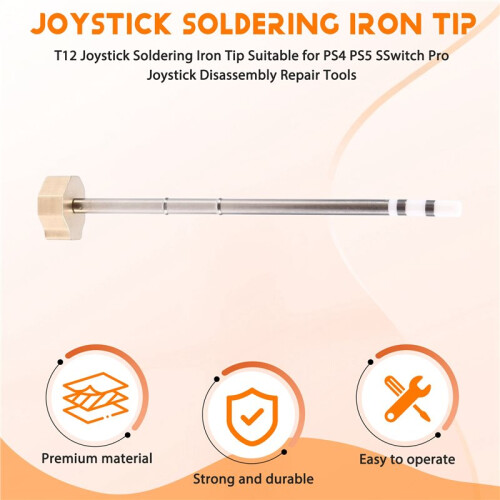 T12 Joystick Soldering Iron Tip Suitable for  PS4 PS5 SSwitch Pro Joystick Disassembly Repair Tools 1