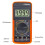 DT9205A Digitale Multimeter Draagbare Multimeter AC/ Spanningsmeter  Ampèremeter Weerstandstester 2