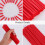 Motorcycle Spoke Covers Reusable Plastic Red 36 Pieces 3