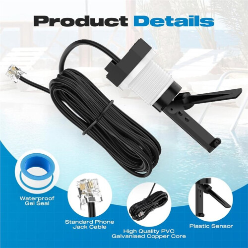 Flow  GLX-FLO-RP for  Goldline Aquarite Salt System Pool Flow Sensor with Tee and Cable 2