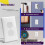10-Pack White Duplex Wall Plates - 1-Gang, Unbreakable Polycarbonate 2