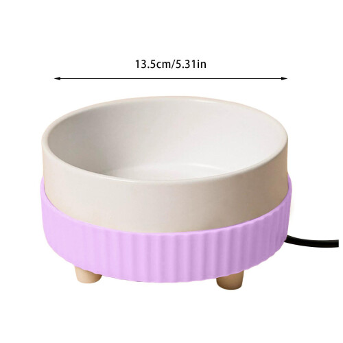 USB Powered Pet Water Dispenser Heated Drinking Device Ceramic Bowl for Cats and Dogs 5V Version Convenient Self-Refilling Hydration Solution 2