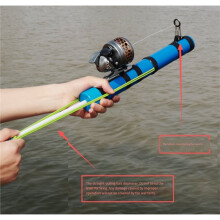 Outdoor Fishing Bait Feeder,Rubber Band Feeding Device New Fishing Accessory Compatible with Various Fishing Reels