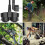 Double Plug for Socket, Extension Cable with 2 Schuko Sockets, Multiple Socket Outdoor, 16 A / 250 V,EU Plug 5