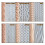 6Pcs Clay Modeling Pattern Rollers, Texture Rollers for Clay Wooden Handle Pottery Tools Stars Wood Wave 2
