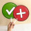 Double-Sided Correct & Wrong Handheld Signs Paddle for Classroom Activity Competition Scoring Voting Paddles Teaching 7