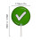 Double-Sided Correct & Wrong Handheld Signs Paddle for Classroom Activity Competition Scoring Voting Paddles Teaching 7