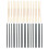 Bâtonnets diffuseurs d'aromathérapie en roseau naturel 4 mm, 20 pièces 5