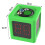Timer 1.4in 4 Sided Digital Shot Countdown Stopwatch for Chess and Card Competition Countdown Timer Green 7