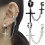 Boucles d'oreilles croix unisexes en acier inoxydable 3