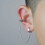 Boucles d'oreilles croix unisexes en acier inoxydable 5