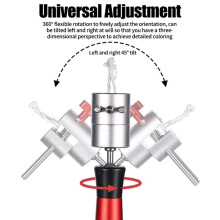 AT-HV Vise Tools Riktningsbara Bordsskruvar Handhållna Precision Clamp Vise Modeler Bänk Universal Elverktygsdelar