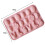 Easter Chocolate Mold Egg Shape Clear Texture Silicone 18 Cavity Cake Decorating Candy Mold for Party 6