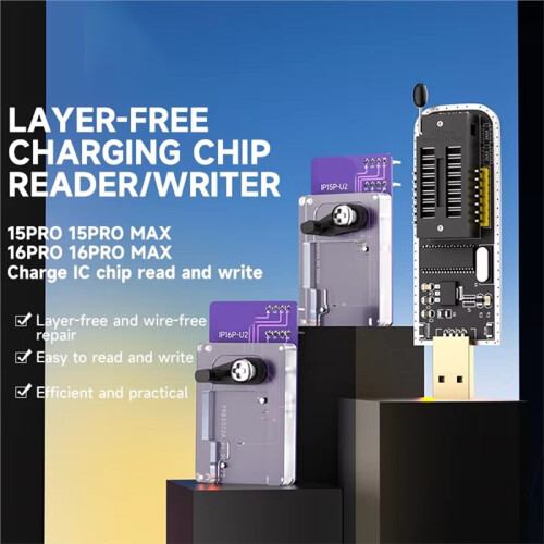 Layer-Free U2 Charging Chip Programmer for  15/16 Pro Max, Motherboard Reader/Writer Repair Kit 15P/PM 1