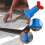 20 Pcs Tile Leveler Spacer Reusable Tools for Wall Floor Tile Adjustment Internal Screw Leveler Tile Tools with T-Pin 2