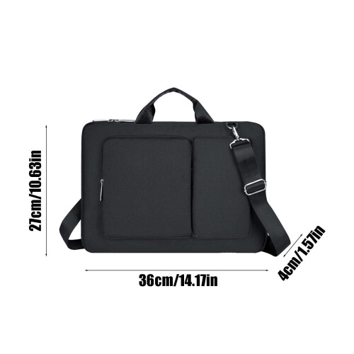 Polyester laptophoes voor 14/15/16 inch notebooks met 2
