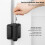 2pcs Self Closing Gate Hinges with Safety Cap,Pool Gate Hinges with Alignment Legs Adjustable Fence Hinges 3