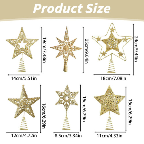 Christmas Tree Topper Holiday Decoration Light 2