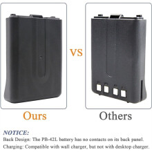 PB-42L 7.4V 2000mAh Li-Ion Battery Compatible for TH-F6 TH-F6A THF6 THF6A TH-F7 TH-F7E Two Way Radio