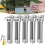 5 Pcs Compact Titanium Multitool,Multifunctional Adjustable Wrench,  Portable Bottle Opener, for Outdoor Camping 2