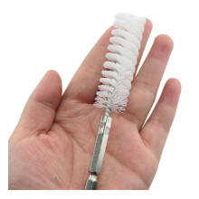 6PCS 8-19mm Drill Wire Brush Hexagonal Rod Deburring Pipe Brush Set Nylon 1/4 Inch Drill Cleaning Wire Brush