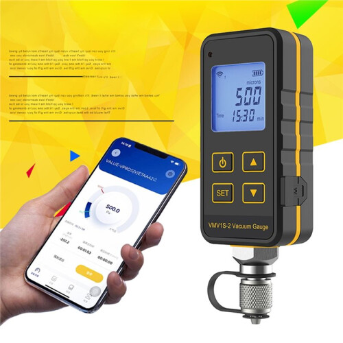 VMV1S-2   Vacuum Gauge Tools High-Precision Pirani Sensor for Refrigerant Portable and Convenient 1