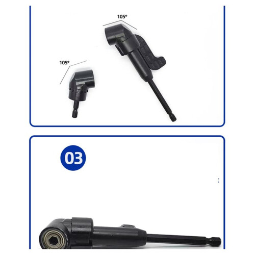 105 Degree Hex Shank Magnetic Drill Bit Angle Extension Screwdriver Angle Screwdriver Electric Tool Accessories 2