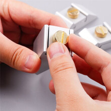 Aluminium Sandpaper Holder - Handheld Sanding Clip for Leathercraft Polishing, Flat and Inside Corner Grinding