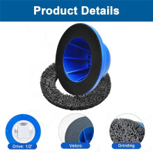 Wheel Hub Grinder,Silicon Carbide Grinder for Car, Aluminium Wheel Hub Cleaner for Rim Change, Rust Removal