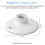 6Pcs Medium Base E26 Lampholder Keyless Top Lamp Holder Ceiling Light Sockets White Phenolic Bulb Socket CFL Lampholder 6