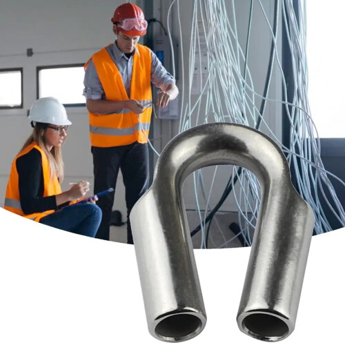 Cable Thimble Stainless Steel Rope Thimble Rope Thimble Rigging for Wire Rope Cable Wire Rope Chain Thimble Racking Tool 1