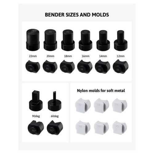Ring Bender, Ring Bending Tool for Spoon Ring Making, with Nylon Dies for Metal Pattern. Diameter 12-22Mm Ring Bender 2