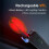 Rechargeable 50mw Red Light Tester VFL Cable Fiber Optic Visual Fault Locator Equipped with LED Lighting Function 3