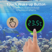Aquarium Thermometer LED Display Electronic Aquarium Water Temperature Measurement Control Thermometer Meter