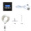 Ntelligent Drip Irrigation WaterPump TimerSystem Garden Automatic Irrigation Controller Home Sprinkler Watering Device,A 2