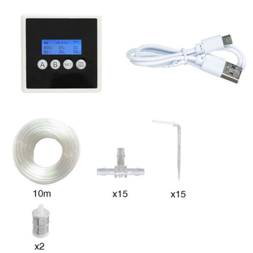 Ntelligent Drip Irrigation WaterPump TimerSystem Garden Automatic Irrigation Controller Home Sprinkler Watering Device,A 1