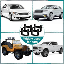 4 Pcs Leaf Spring Clamp Kit Leaf Springs to 2.5 Inch Wide Lock Leaf Spring Together for Vehicles Stabilizing Control