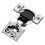 10 Pack Soft Close Hinges for Kitchen Cabinets, 3/4 Inch Overlay Stainless Steel Concealed Hinge 5
