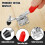 8Pcs Toggle Clamp, Adjustable Quick Release Toggle  Hold Down Clamp, 60 Lbs Stainless Steel Horizontal Clamps 5