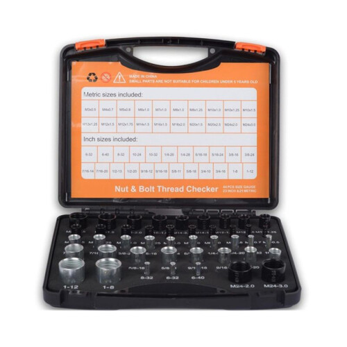 Assembled Thread Gauge Tools Nut Checker Bolt Checker Metric Sizes Nut Checker Check Tool Screws Nuts Nut Assembly Tool 1