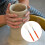 2pcs Telescoping Sponge Stick for Pottery, Retractable Ceramic Mud Tools Clay Sponge  A Stick with Handle 2