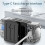 Led Headlamp Motion Sensor Camping Fishing Lantern Usb Rechargeable Light with Magnet Warning Lamp 7
