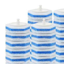 50PCS Toilet Wand Refill Disposable Wand Heads Compatible with All Toilet Wand Refills, Disposable Toilet Brush
