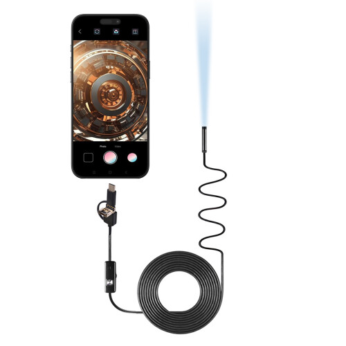 Inspeksjonskamera med USB/USB-C Black 1