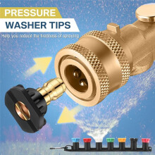 3Sets 7pcs Pressure Washer Nozzle Set,4000 PSI Power Washer Nozzle Tips with Nozzle Holder,1/4Inch Quick Connect, 2.5GPM