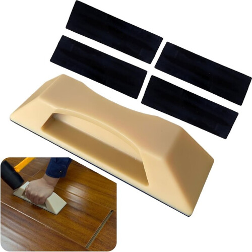 Floor  Fixer Tool-LVP Installation Kit-Plank Grabber -Includes 4 Sheets Reusable Pads Easy to Operate 1