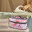 Marble Pattern Portable Steamer Organizer 11.8x6.69x5.5 in 2