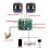 1 Set 35mm VU Meter Stereo Audio Amplifier Level Indicator Audio Meter Backlight Adjustable with Driver Board for AMP 2