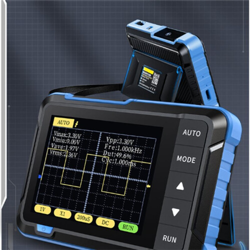 Portable  Handheld Digital Oscilloscope 2.5MSa/S Sampling Rate TFT Display 400V DIY Electronics Repair Tool Kit 2